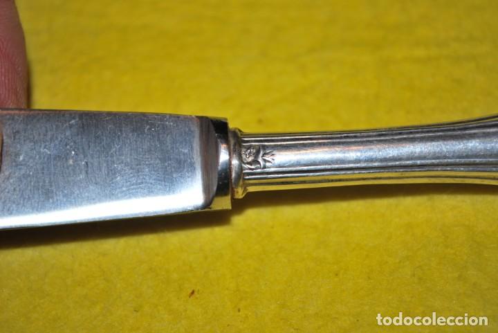 Antig&uuml;edades: Cubierto de plata antigua. - Foto 6