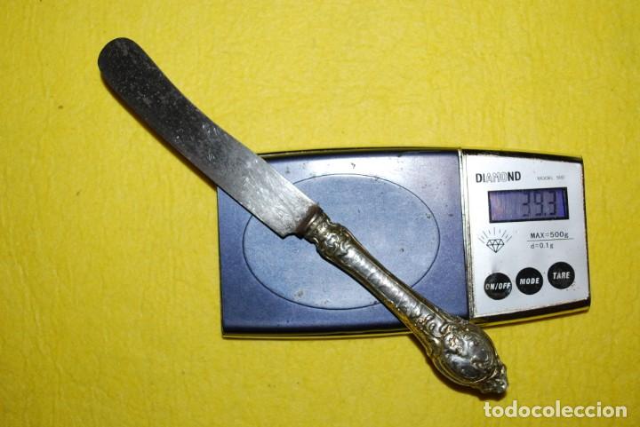 Antig&uuml;edades: Cubierto de plata antigua . - Foto 5