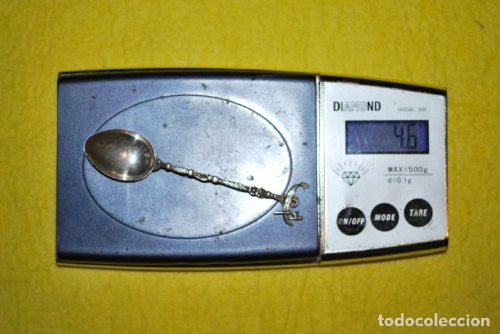 Antig&uuml;edades: Cucharilla de plata ,ciudad o Pa&iacute;s . - Foto 3
