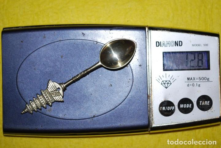 Antig&uuml;edades: Cucharilla de plata , Pa&iacute;s NEPAL . - Foto 3