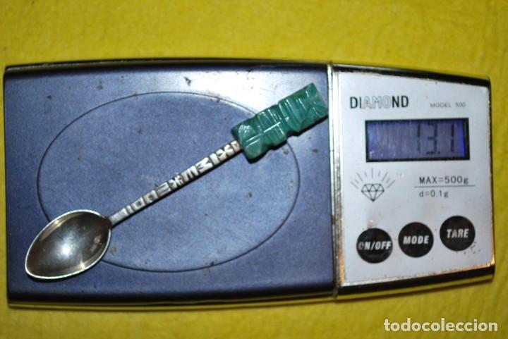 Antig&uuml;edades: Cucharilla de plata de pais Mexico. - Foto 3