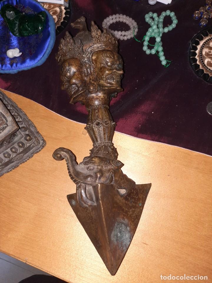 Antig&uuml;edades: Antiguo pu&ntilde;al tibetano &iexcl;Enorme! - Foto 8