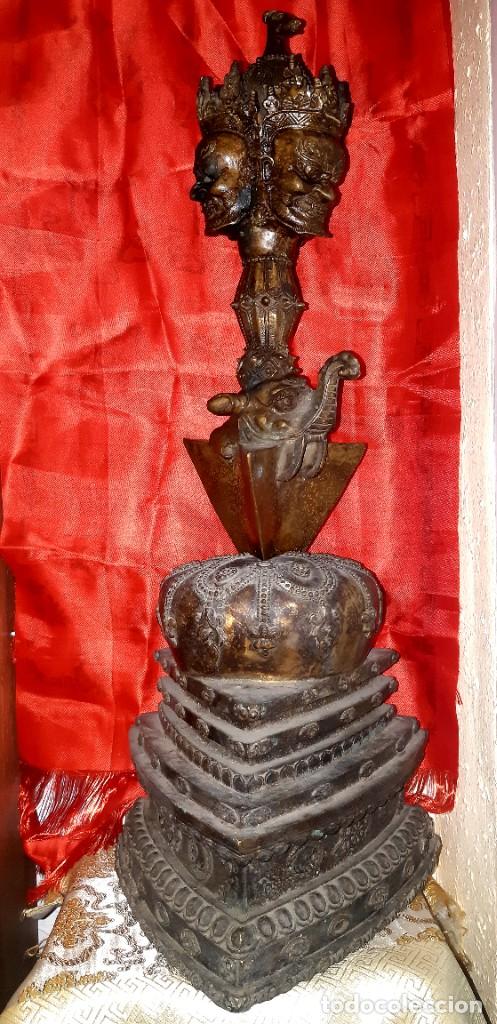 Antig&uuml;edades: Antiguo pu&ntilde;al tibetano &iexcl;Enorme! - Foto 13