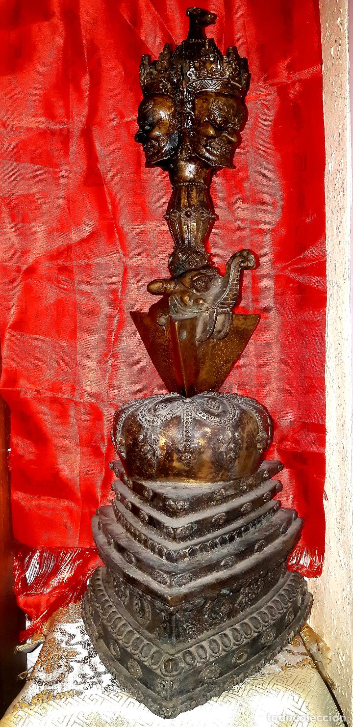 Antig&uuml;edades: Antiguo pu&ntilde;al tibetano &iexcl;Enorme! - Foto 14