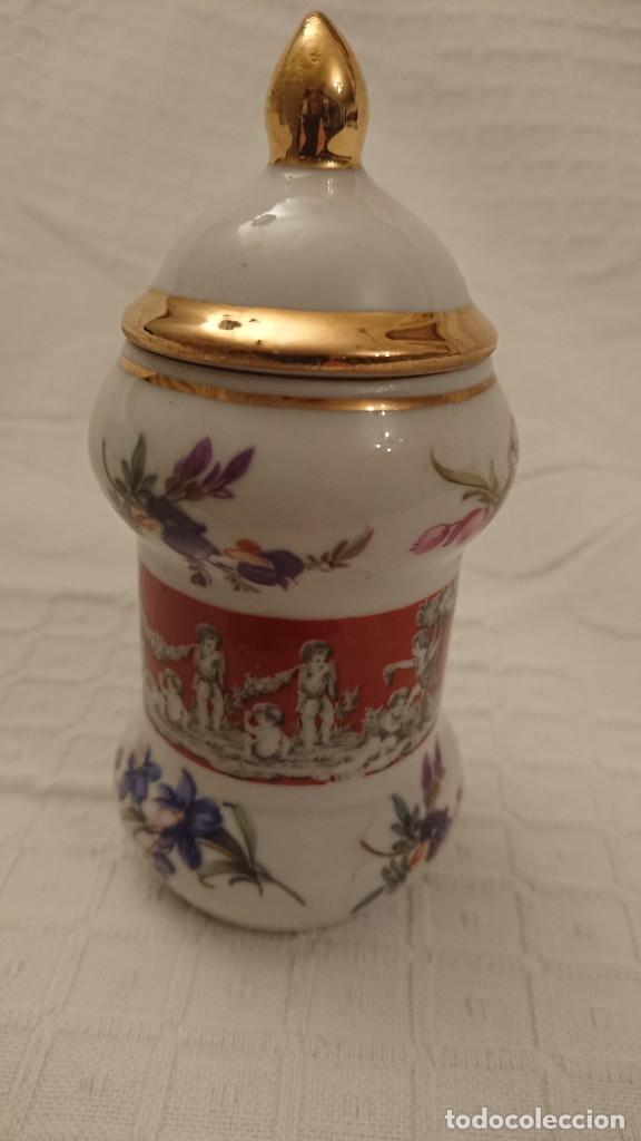 Antig&uuml;edades: MINIATURA TARRO PORCELANA, MARCA EN LA BASE - Foto 2