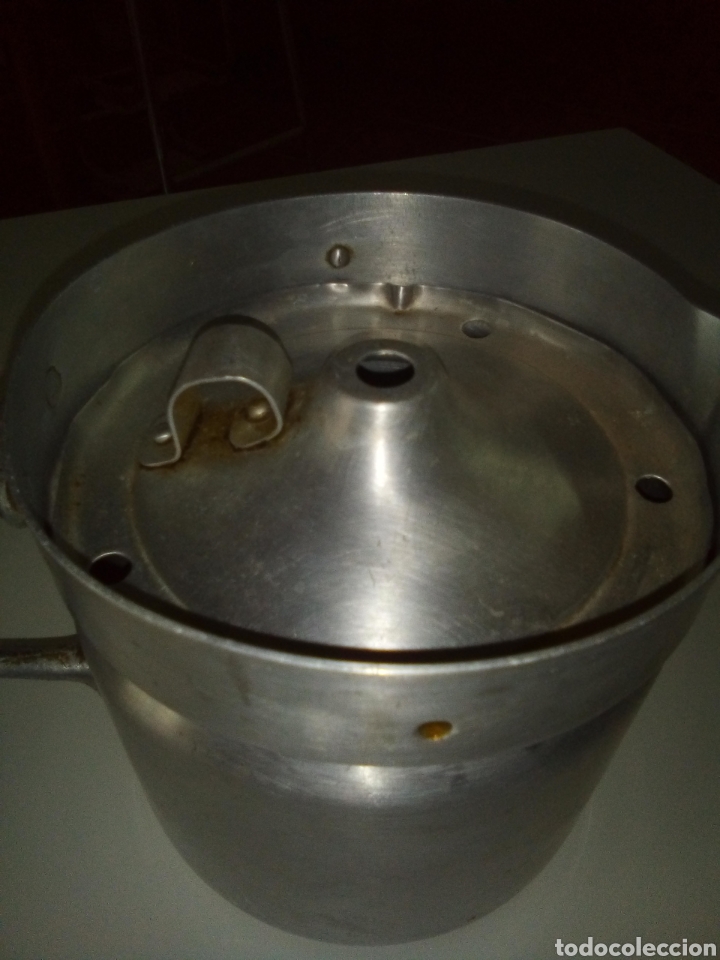 Antig&uuml;edades: Lechera aluminio 1,5 l - Foto 4