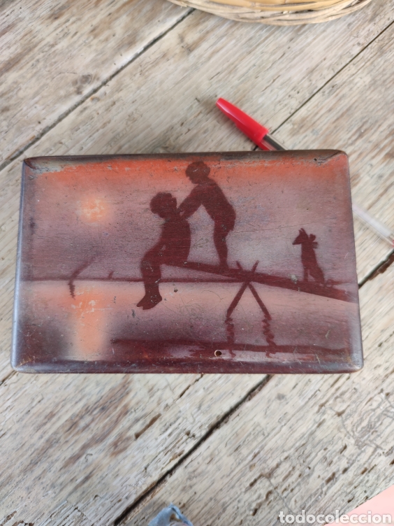 Antig&uuml;edades: Caja de madera antigua - Foto 2