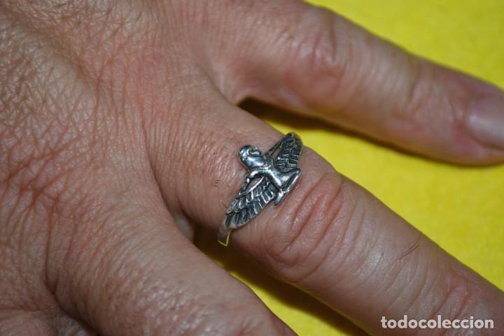 Antig&uuml;edades: Anillo de plata simbolo de Egipto . - Foto 2