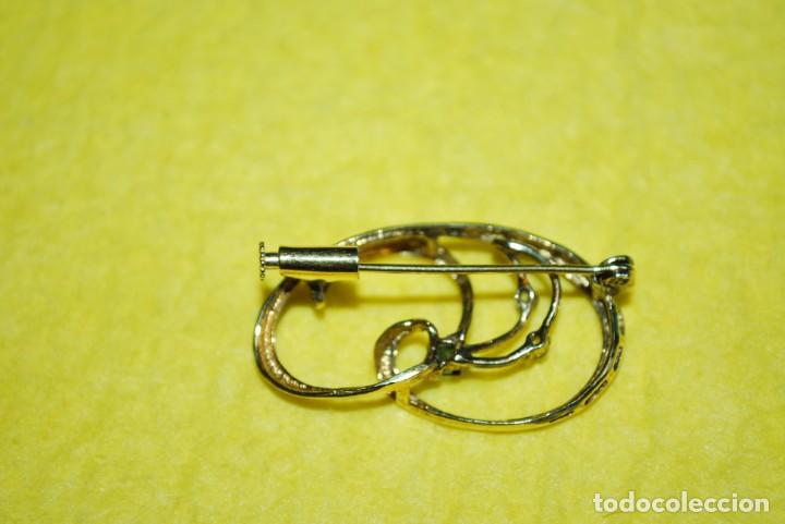 Antig&uuml;edades: Broche CON PIEDRAS de plata CHAPADO EN ORO . - Foto 3