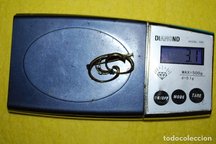 Antig&uuml;edades: Broche CON PIEDRAS de plata CHAPADO EN ORO . - Foto 9