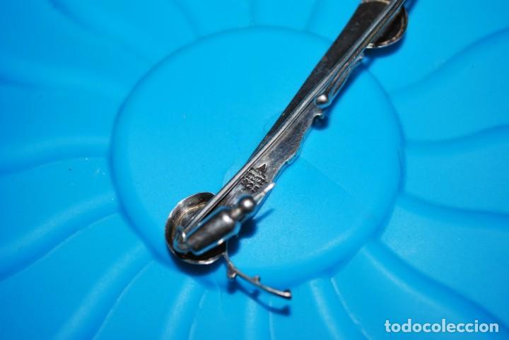 Antig&uuml;edades: Broche de plata antiguo. - Foto 4