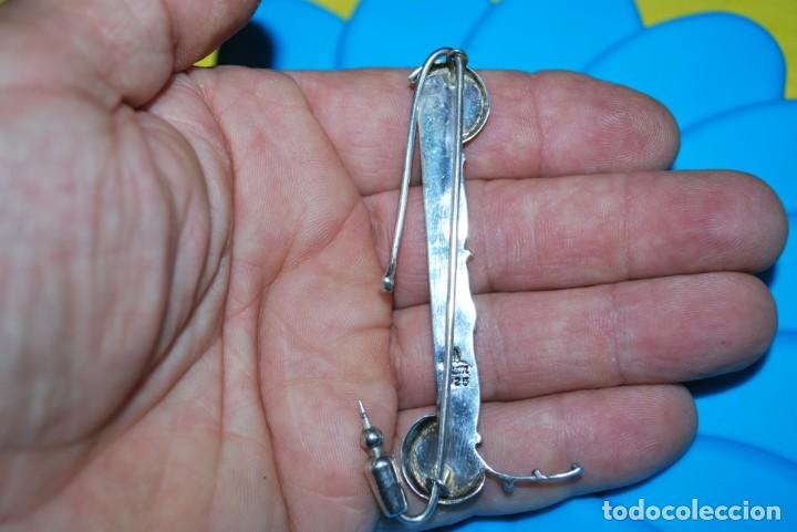 Antig&uuml;edades: Broche de plata antiguo. - Foto 6