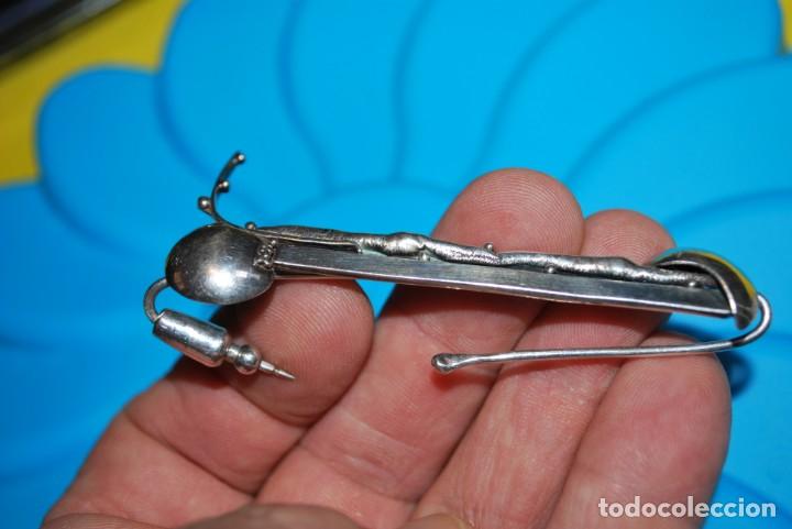 Antig&uuml;edades: Broche de plata antiguo. - Foto 7