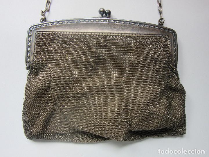 Antig&uuml;edades: BOLSO MODERNISTA DE MALLA - Foto 3