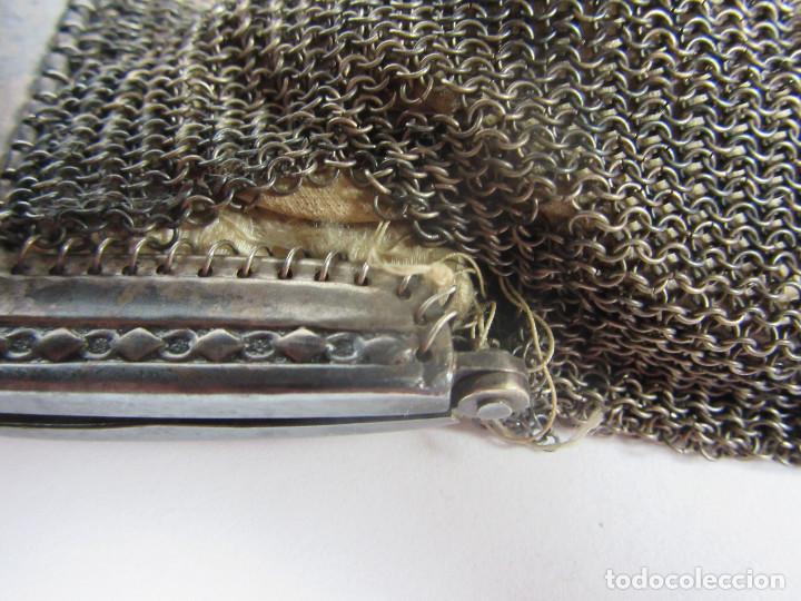 Antig&uuml;edades: BOLSO MODERNISTA DE MALLA - Foto 9