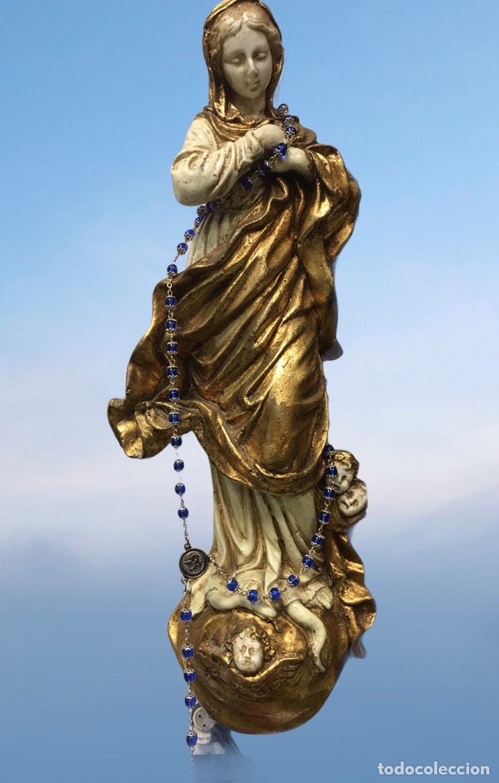 Antig&uuml;edades: Estatua antigua Inmaculada Concepci&oacute;n - Foto 1