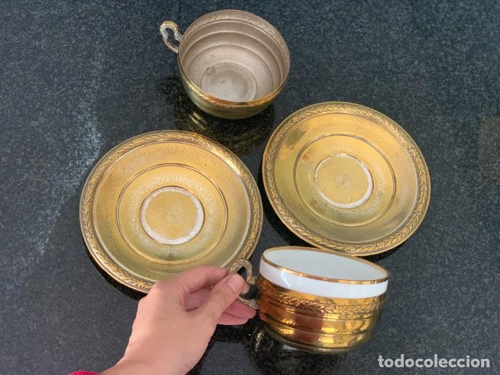 Antig&uuml;edades: Conjunto tu y yo de met&aacute;lico y opalina. - Foto 2