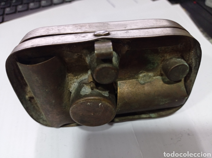 Antig&uuml;edades: Antiguo tintero de viaje - Foto 2