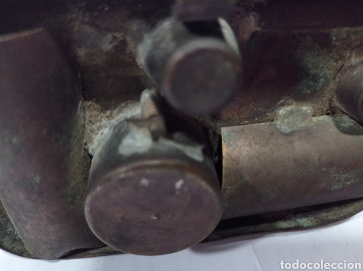 Antig&uuml;edades: Antiguo tintero de viaje - Foto 5