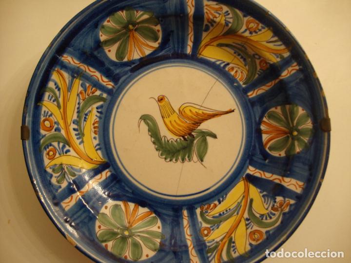 Antig&uuml;edades: antiguo plato de ceramica - Foto 1