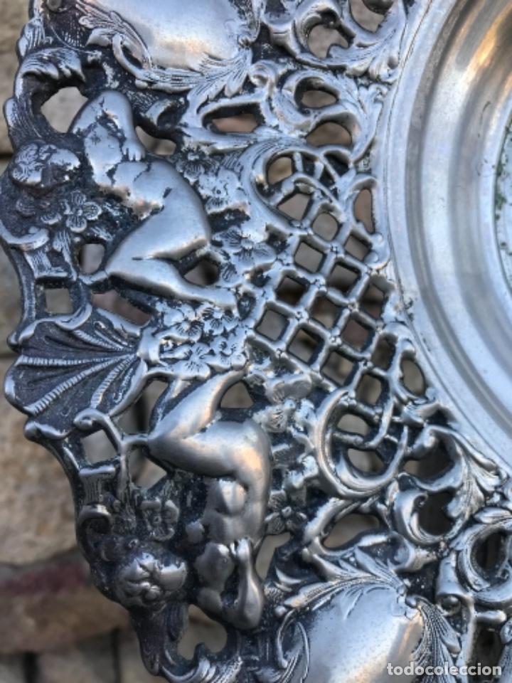Antig&uuml;edades: Fuente metal, plateada - Foto 5