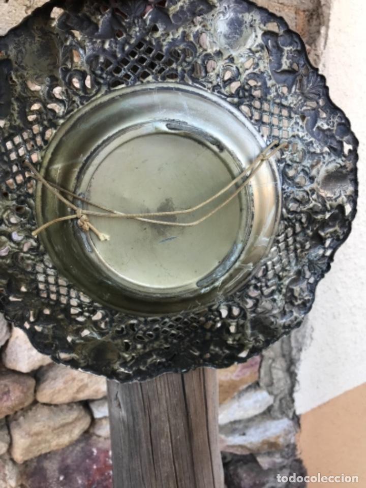 Antig&uuml;edades: Fuente metal, plateada - Foto 7