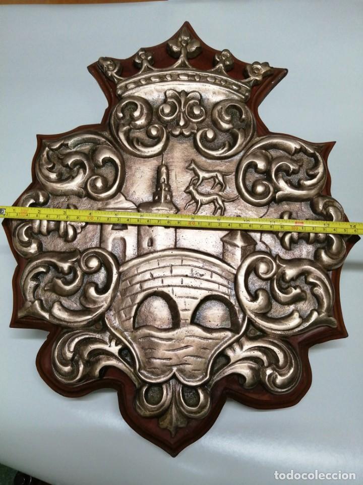 Antig&uuml;edades: ESCUDO DE BILBAO, DE BRONCE - Foto 3