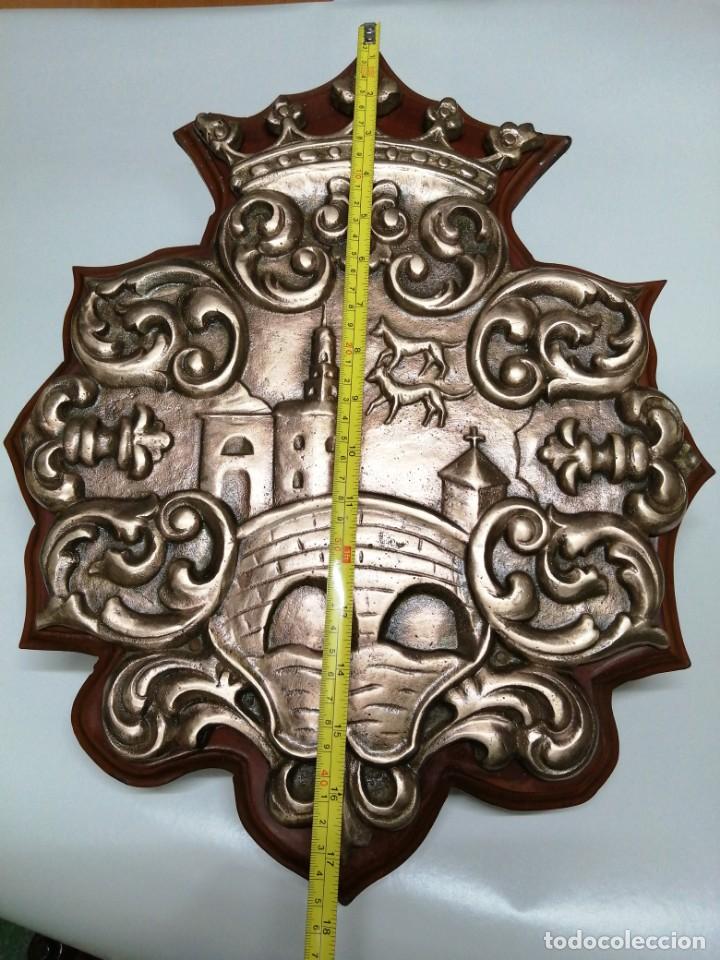 Antig&uuml;edades: ESCUDO DE BILBAO, DE BRONCE - Foto 4