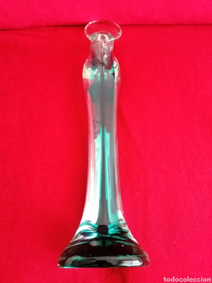 Antig&uuml;edades: Antigua Virgen Cristal Murano. - Foto 9