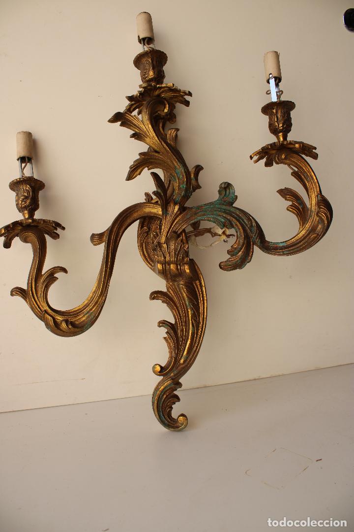 Antig&uuml;edades: aplique de bronce - Foto 3