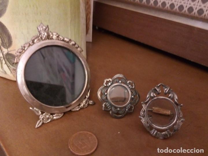 Antig&uuml;edades: muy antiguos mini marcos de plata - Foto 1