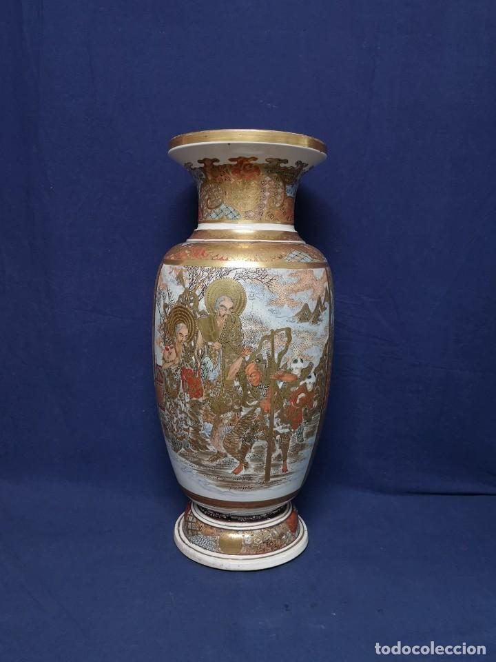 GRAN JARRON JAPONES MEIJI (Antigüedades - Porcelana y Cerámica - Japón)