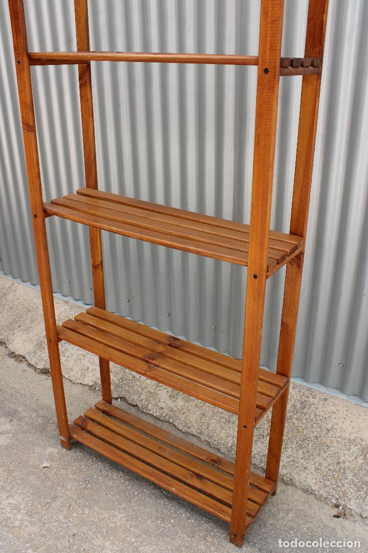 Antig&uuml;edades: estanteria de madera - Foto 3