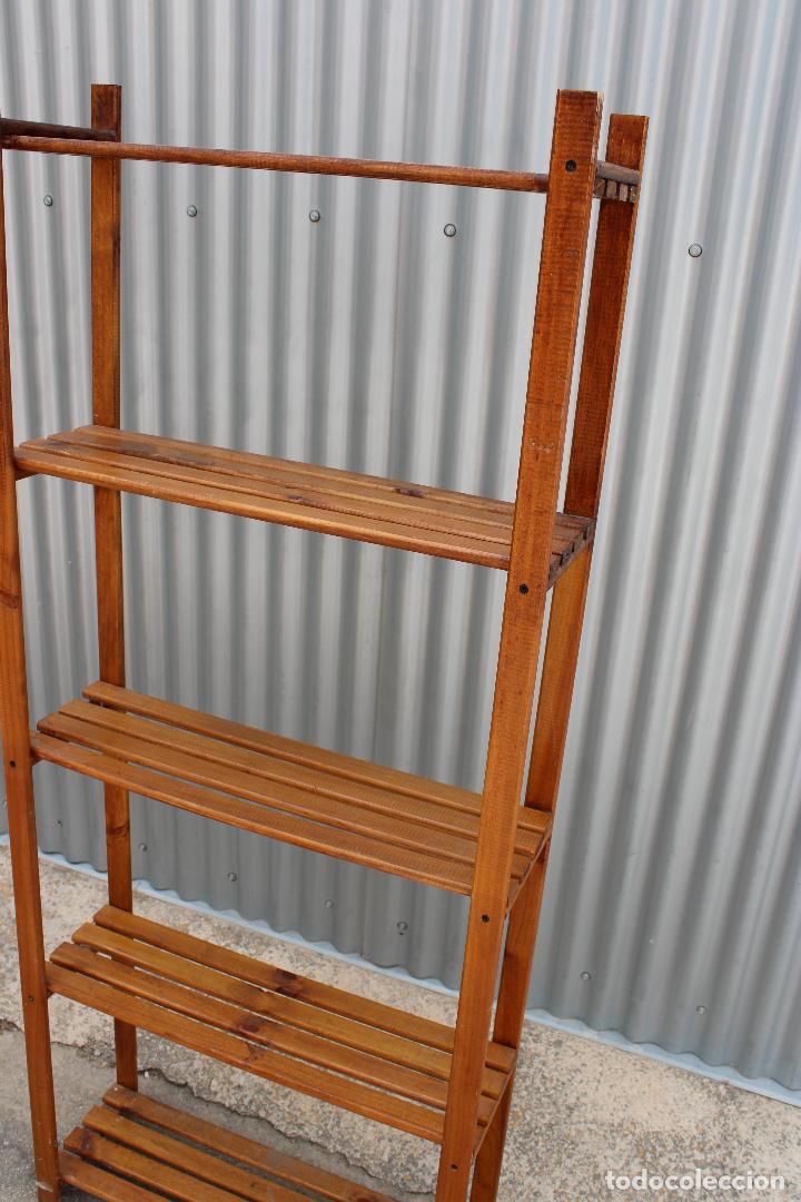 Antig&uuml;edades: estanteria de madera - Foto 4