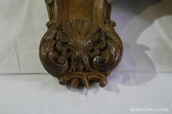 Antigüedades: Pareja de ménsulas talladas en madera - Foto 6 - 295583858