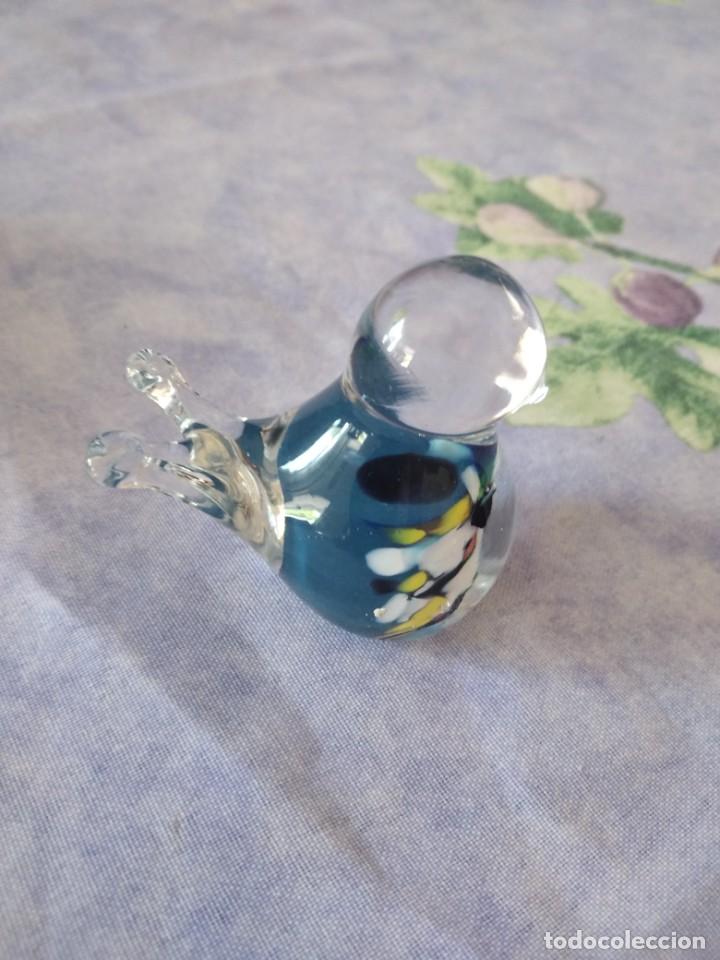 Antig&uuml;edades: Bonito pajarito de cristal de murano. - Foto 3