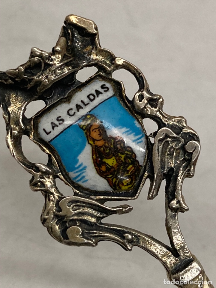 Antig&uuml;edades: Cuchara de plata las Caldas - Foto 2