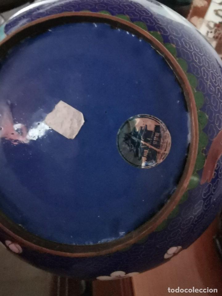 Antig&uuml;edades: JARRONES + CUENCO CLOISONN&Eacute; - Foto 5
