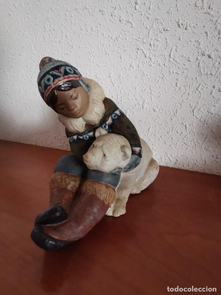 Antig&uuml;edades: ESQUIMAL JUGANDO - LLADR&Oacute; DESCATALOGADO - Foto 2