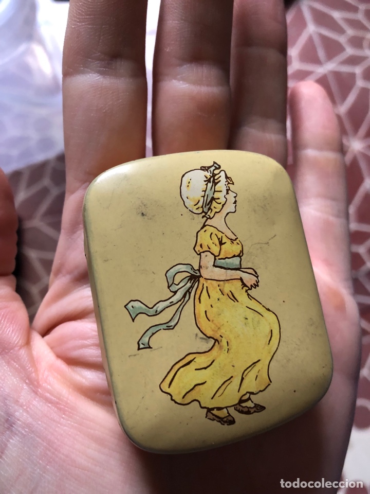 Antig&uuml;edades: (I) Caja metal 5cm jabon kate greenaway collection