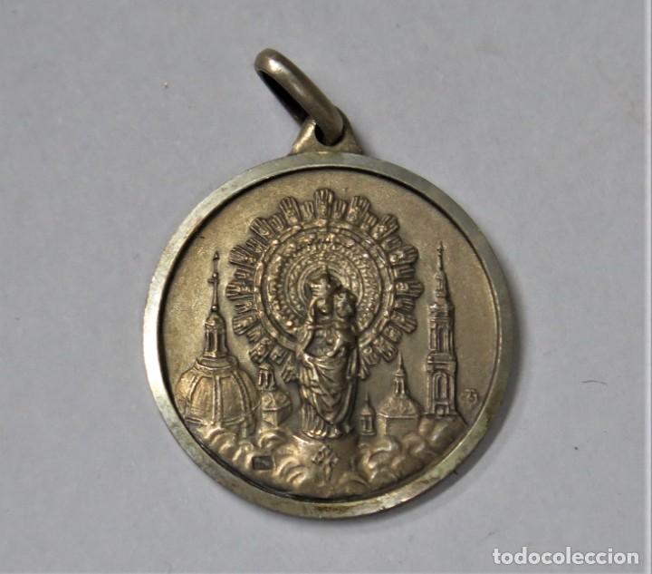Antig&uuml;edades: MEDALLA. VIRGEN DEL PILAR. PLATA - Foto 1