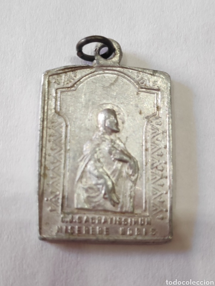 Antig&uuml;edades: Medalla de Montserrat Medalla de aluminio - Foto 2