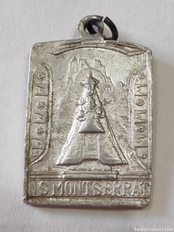Antig&uuml;edades: Medalla de Montserrat Medalla de aluminio - Foto 1