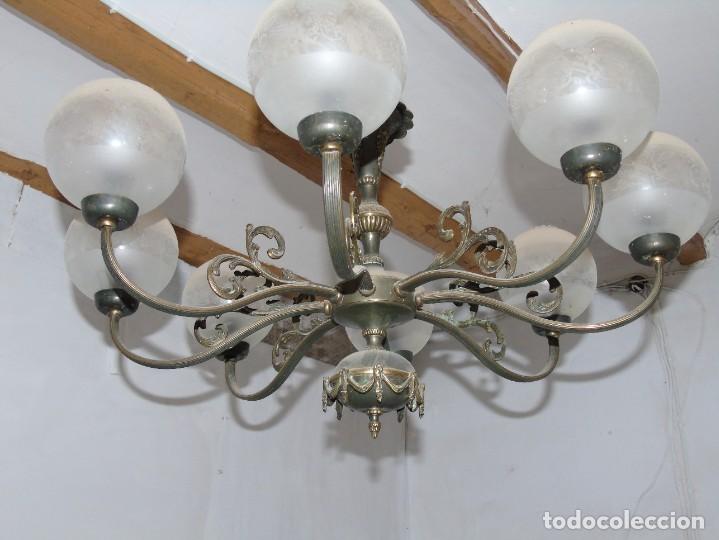 Antig&uuml;edades: LAMPARA ANTIGUA BRONCE - Foto 1