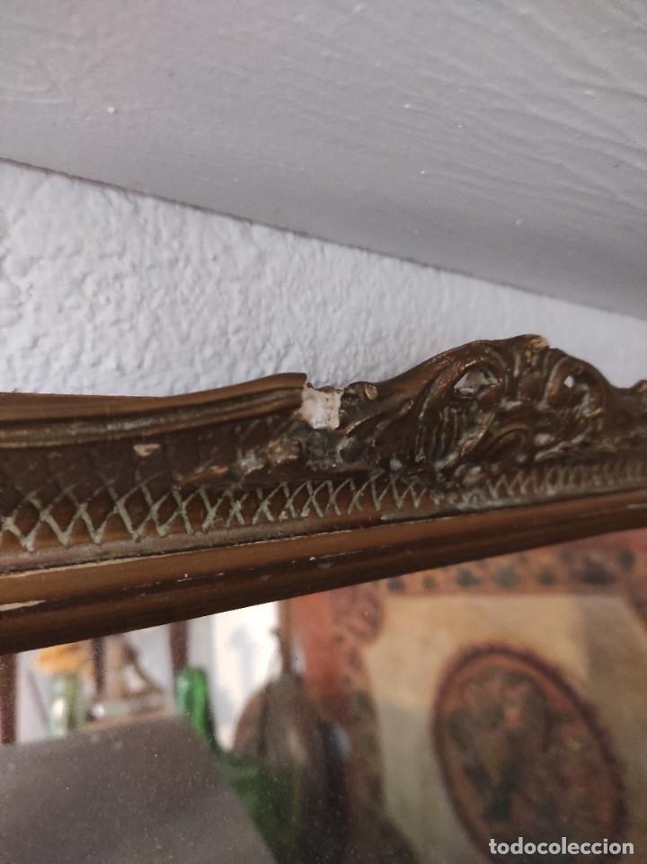 Antig&uuml;edades: ESPEJO DE MADERA Y ESCAYOLA - Foto 5