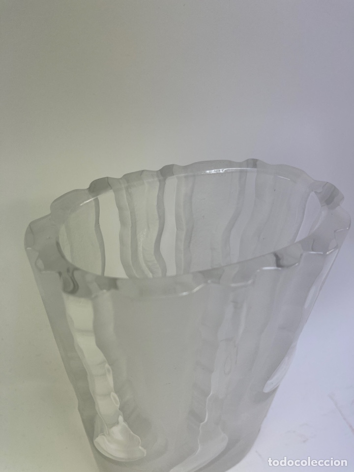 Antig&uuml;edades: JARRON DE CRISTAL. S.XX. - Foto 4