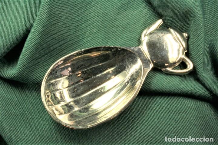 Antiques: Cuchara metal Silea. Cuchara t&eacute; o caf&eacute;. S.XX Silea metal spoon. Tea or coffee spoon.
