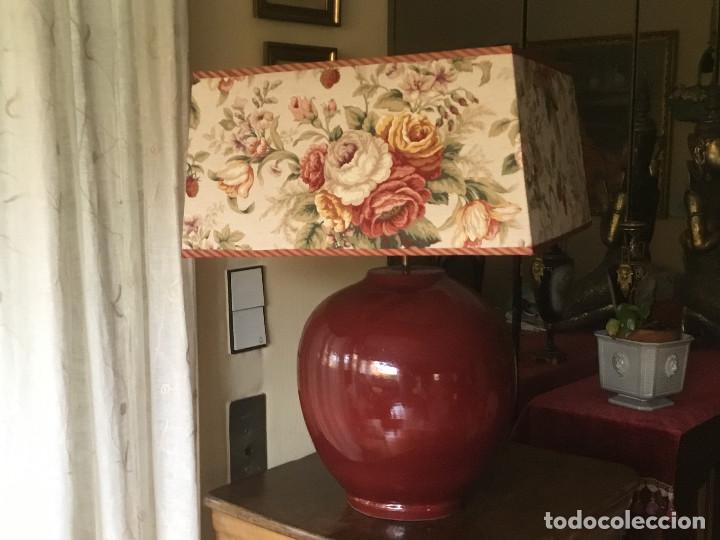 Antig&uuml;edades: Lampara de cer&aacute;mica - Foto 1