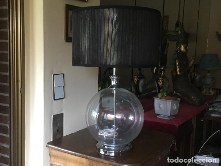 Antig&uuml;edades: Lampara de cristal - Foto 1