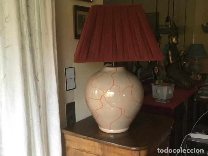 Antig&uuml;edades: Lampara de cer&aacute;mica - Foto 1